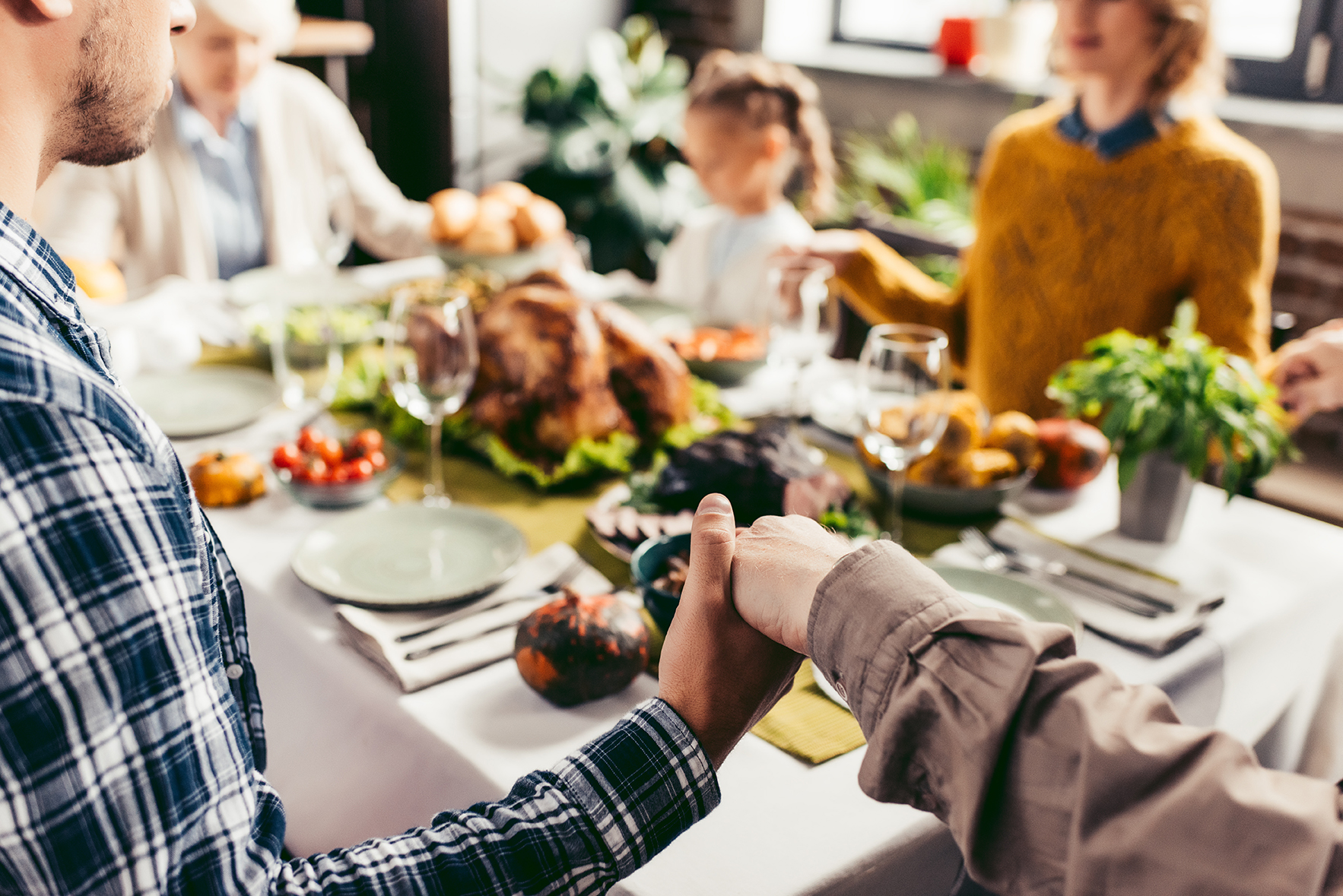 Family Giving Thanks