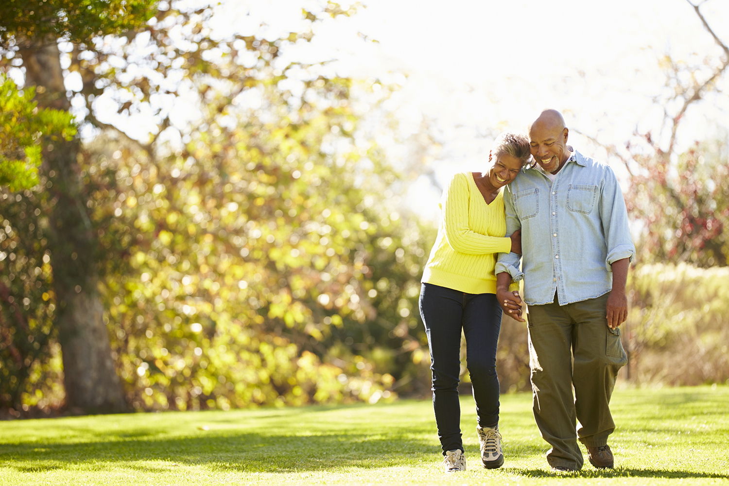 Retirement Couple Walking